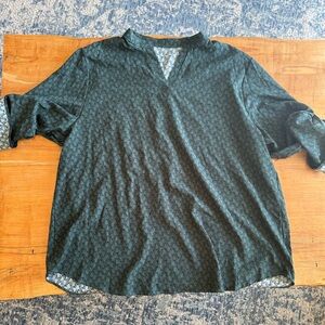 Elegant Dark Green Blouse